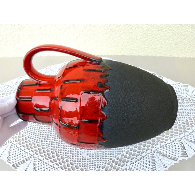 Ceramic Lava Ceramic Vase by Heinz Siery for Carstens Tönnieshof, 1960s For Sale - Image 7 of 9
