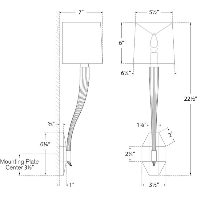Modern Chapman & Myers for Visual Comfort Signature Ruhlmann Single Sconce in Polished Nickel with Linen Shade For Sale - Image 3 of 5