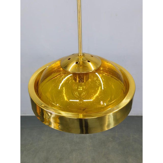 Space Age Ufo Pendant Lamp from Kamenický Šenov, Former Czechoslovakia, 1970s For Sale - Image 12 of 15