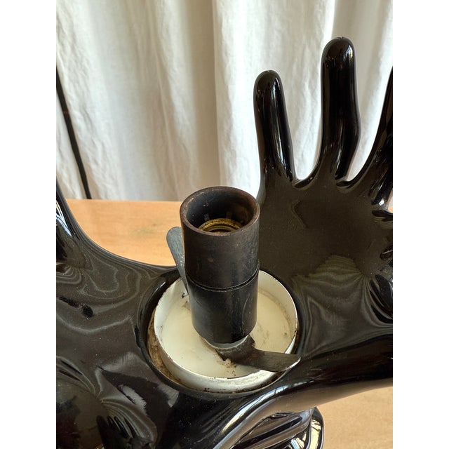 Vintage Industrial Porcelain Table Lamp by Arpad Vilaghy, 1980s For Sale - Image 14 of 18