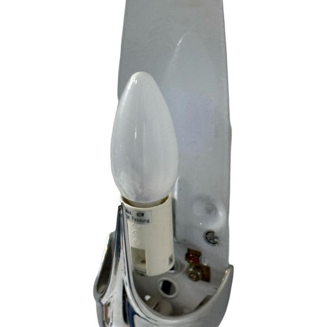 Metal Postmodern Model Ears Wall Sconce from Idearte, Spain, 1980s For Sale - Image 7 of 8