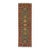 Gray and Red Tribal Wool Runner Rug With Geometric Medallions, 2'11" X 9'10" For Sale