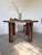 Constructivist Round Table in Walnut, 1950s For Sale - Image 11 of 18
