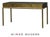 1970’s Mastercraft Brass and Leather Top Desk For Sale