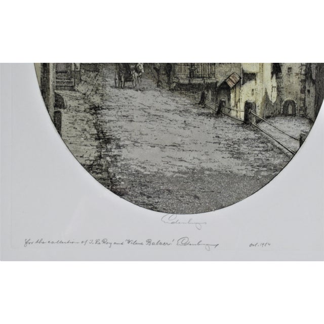 Josef Eidenberger, Rothenburg, Ploentein, 1984 For Sale - Image 4 of 6