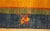 1920s Orange Floral Modern Antique Chinese Art Deco Carpet Oval Small Rug For Sale In New York - Image 6 of 14