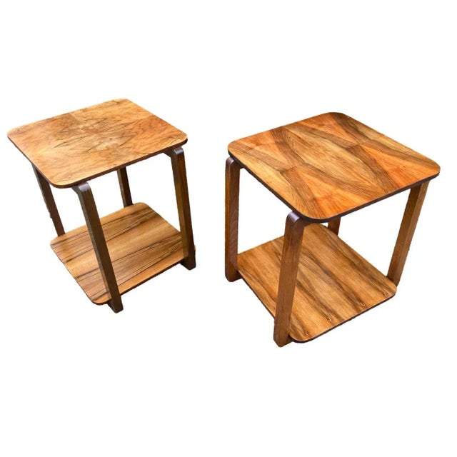 Art Deco Side Tables, Set of 2 For Sale - Image 6 of 7