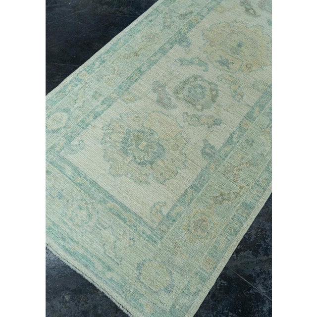 Textile Turkish Oushak Rug 2'10" x 18'8" #19245 For Sale - Image 7 of 8