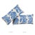 Contemporary Schumacher x Marie-Anne Oudejans Raven Woods Lumbar Pillow In Dark Blue For Sale - Image 3 of 3
