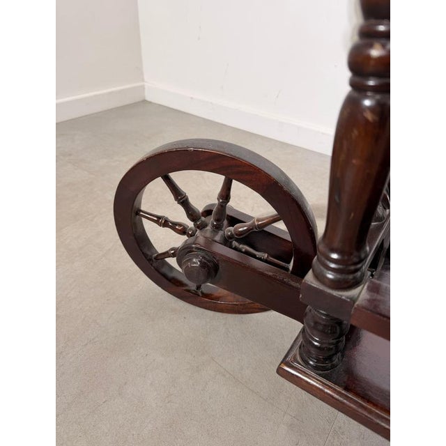 Butlers Serving Cart in Mahogany For Sale - Image 5 of 8