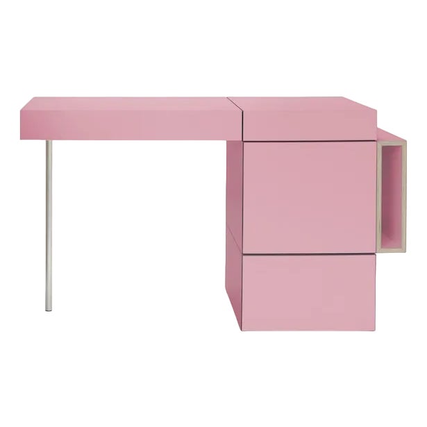 Boxbox Pink Desk by Moca For Sale