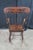 Antique Early American Country Farmhouse Windsor Slat Back Rocking Chair For Sale - Image 4 of 12