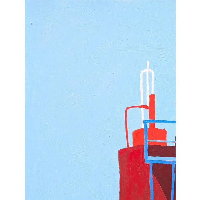 Jacob Spacek “American Rural, Cistern” Contemporary Colorful Pastoral Landscape Painting, 2024 For Sale In Houston - Image 6 of 12