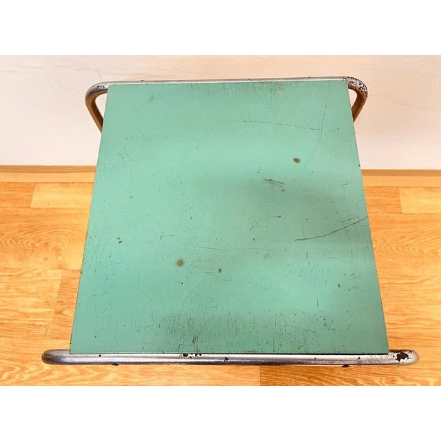 Marcel Breuer Bauhaus Chrome B9 Nesting Table attributed to Marcel Breuer, 1930s For Sale - Image 4 of 11