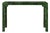 Matthew Izzo Home Evelyn Emerald Green Burl Wood Console Table For Sale