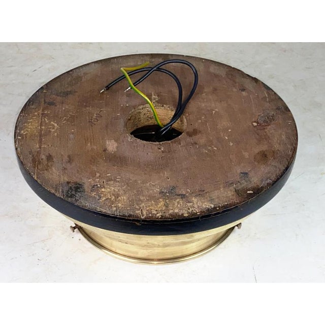 Brass Ceiling Light, 1910s For Sale - Image 4 of 5