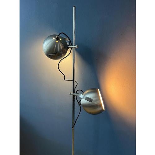 Silver Vintage Herda Eyeball Floor Lamp For Sale - Image 13 of 13