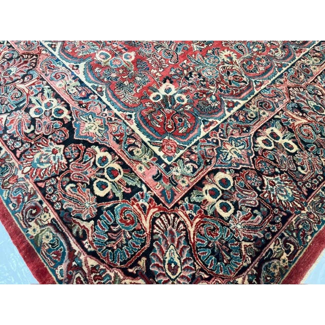 Persian Antique Persian Sarouk Rug, 12' X 19'7" For Sale - Image 3 of 6