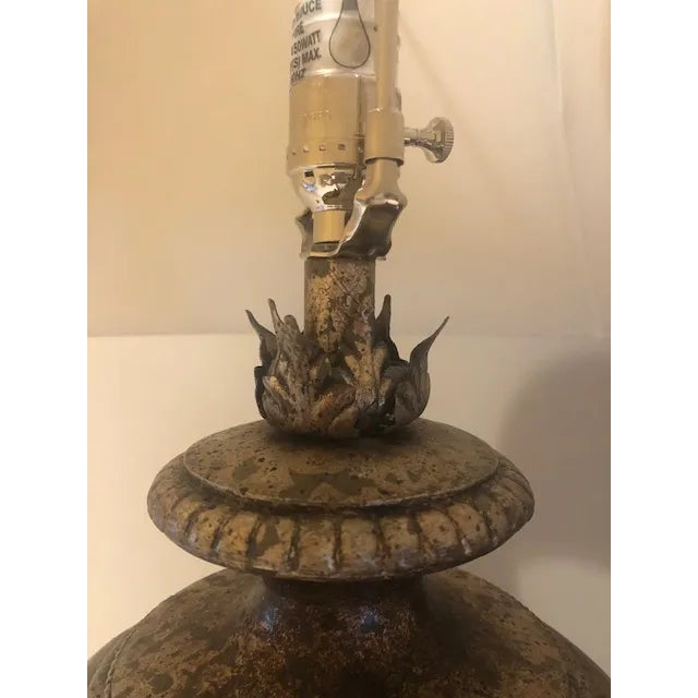 Metal Winter Palace Fine Art Table Lamp For Sale - Image 7 of 11