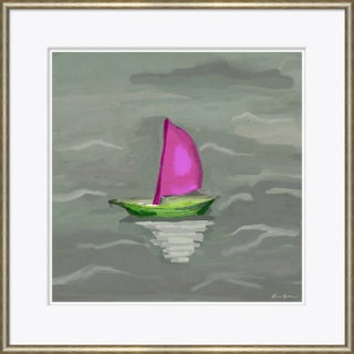 Plum Sloop By Dana Gibson, Framed Art Print For Sale