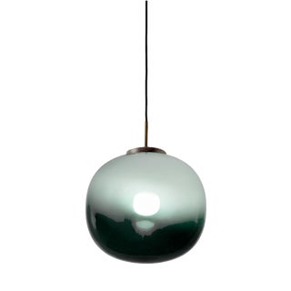 Jasmine Jade Green Shaded Single Pendant Light by MUG For Sale