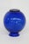 Vintage Cobalt Blue Ribbed Glass Vase 4565b For Sale In Miami - Image 6 of 11