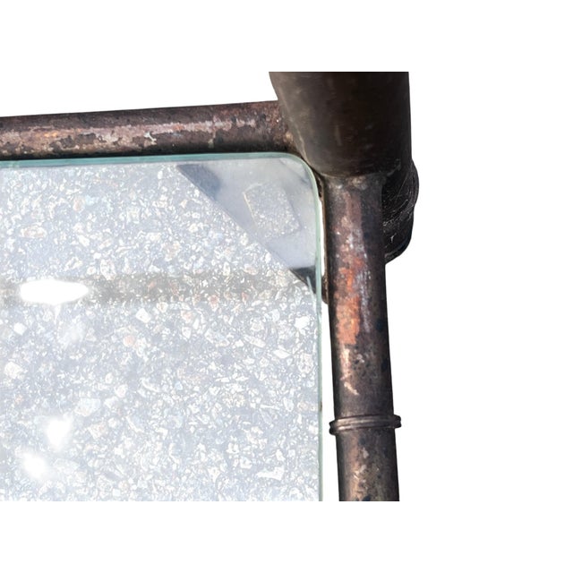 Late 20th Century Faux Bamboo Metal Console For Sale - Image 14 of 14