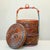 Chinese Mid 20th Century Vintage Antique Chinese Wedding Basket For Sale - Image 3 of 11