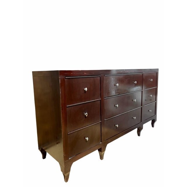 Contemporary Mahogany Dresser After Barbara Barry for Baker Furniture For Sale - Image 3 of 6