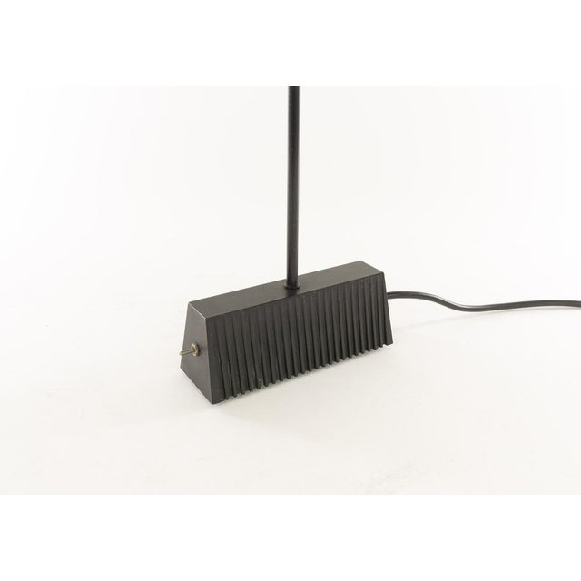 Black Scintilla Table Lamp by Piero Castiglioni for Fontana Arte, 1980s For Sale - Image 5 of 12