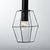 Geometric Iron and Clear Glass Hanging Light from Limburg, 1960 For Sale - Image 6 of 15