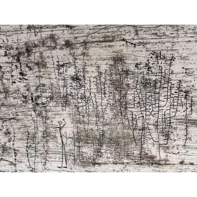 Modern Zao Wou-Ki, Flora and Fauna, 1951, Etching For Sale - Image 3 of 10