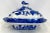 Antique Covered Blue Willow Tureen /Serving Bowl From England - Circa 1900. Perfect for holding a mountain of stuffing or...