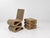 Paper Easy Edges Wiggle Side Chair with Stool by Frank Gehry for Vitra, Set of 2 For Sale - Image 7 of 18