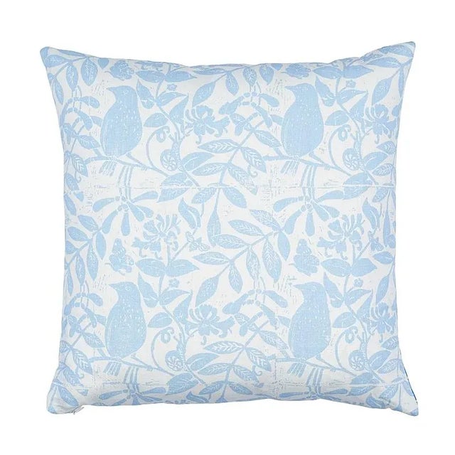 2020s Schumacher Bird & Bee + Fern Pillow For Sale - Image 5 of 5