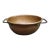 Antique French Copper Mixing Bowl With Riveted Iron Handles For Sale