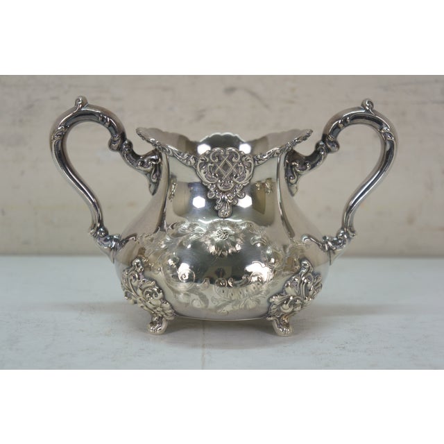 Late 20th Century 5 Pc Mid Century Poole Silverplate 931 Tea Set Teapot Coffee Pot Cream Sugar Pitcher For Sale - Image 12 of 18