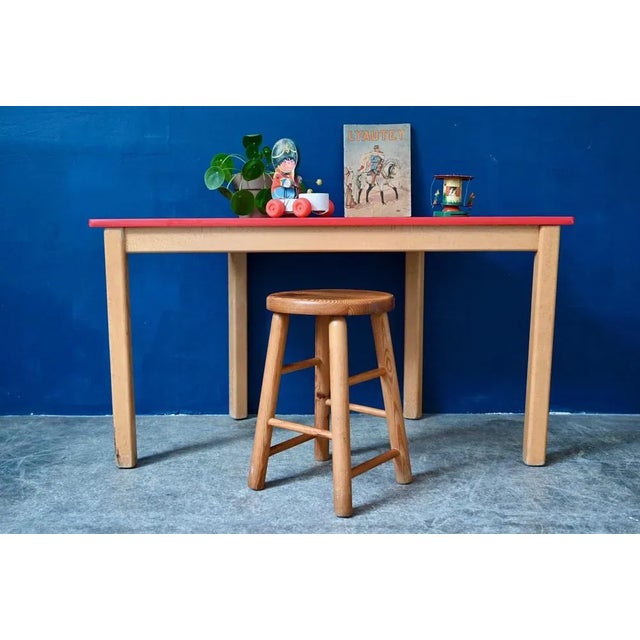 Boho Chic Childrens Activity Table, 1970s For Sale - Image 3 of 8