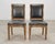 Michael Taylor Set of Six Michael Taylor Regency Style Leather Dining Chairs For Sale - Image 4 of 18