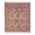 Beautiful Floral Square 1990's Pak-Persian Ivory/Ivory Wool Rug - 6'1'' X 6'2'' For Sale