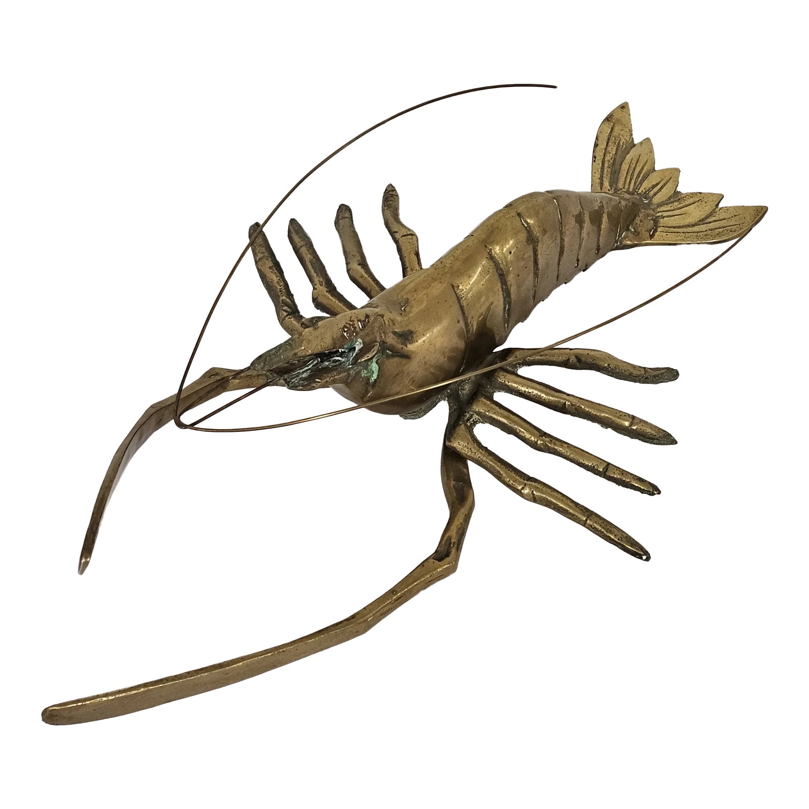 Mid Century Modern 60’s Large Solid Brass Lobster Sculpture Chairish