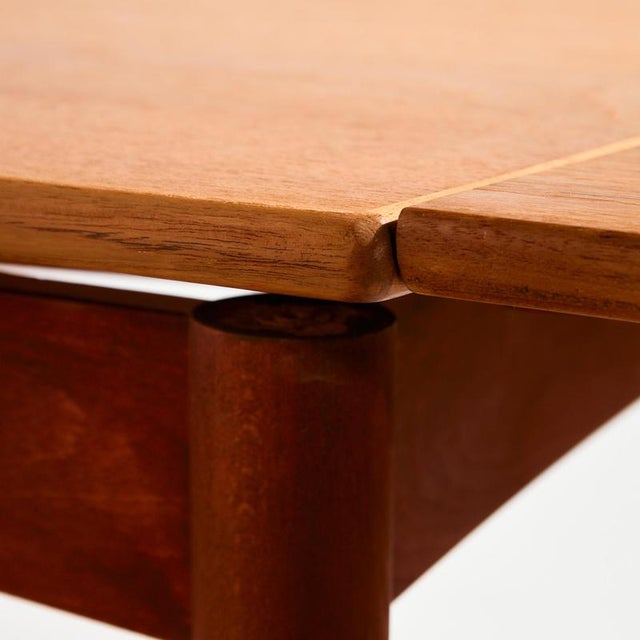 Dining Table in Teak and Oak For Sale - Image 5 of 18