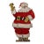 Vintage Easi-Bild 1950s Easi-Bild Hand-Painted Plywood Santa Claus Holiday Cutout For Sale