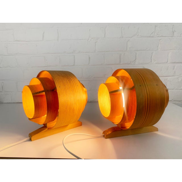 1970s Wall Lights V-327 in Pinewood by Hans-Agne Jakobsson for Ab Markaryd, 1960s, Set of 2 For Sale - Image 5 of 16