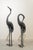 Unknown, Large Herons, 1950s, Bronze, Set of 2 For Sale - Image 10 of 10