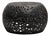 Black Fiber Openwork Sculptural Coffee Table For Sale