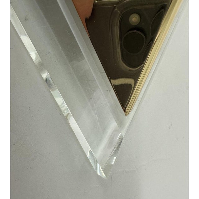 Vintage Acrylic Wall Lamps in Gold, 1970s, Set of 2 For Sale - Image 14 of 18