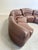 Brown Modular Cosmos DS 28 Sofa by Ulbald Klug & De Sede, 1970s, Set of 4 For Sale - Image 8 of 16