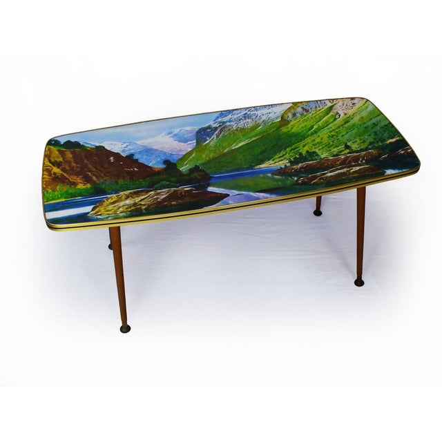 Mid-Century Coffee Table with Dansette Legs, 1950s For Sale - Image 4 of 15