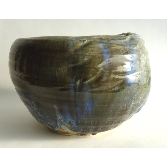 Gary Lange Art Nouveau Revival Figural Ceramic Sculptural Jardiniere For Sale - Image 6 of 9